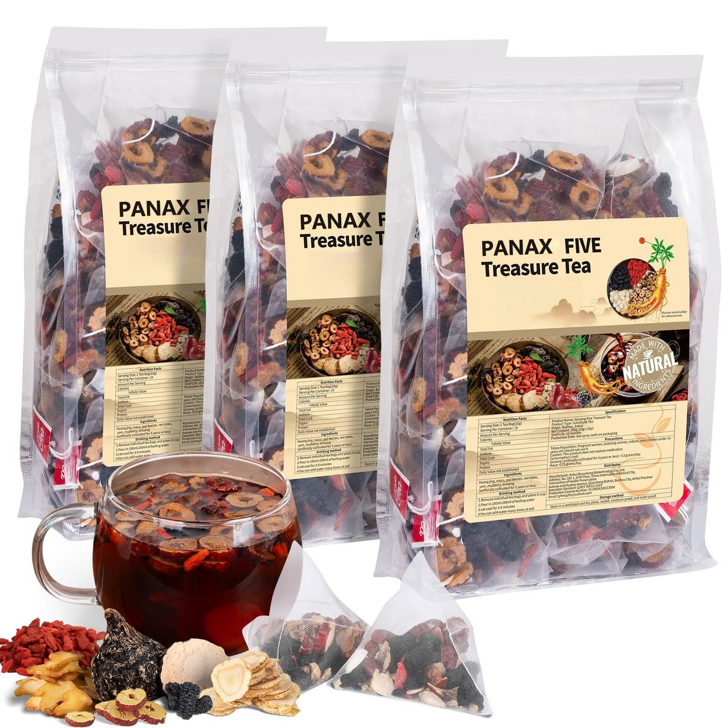đLAST DAY UP TO 70% off!-Ancient Warriorâs Brew â Ginseng Mulberry Herbal Tea for Strength & Focus
